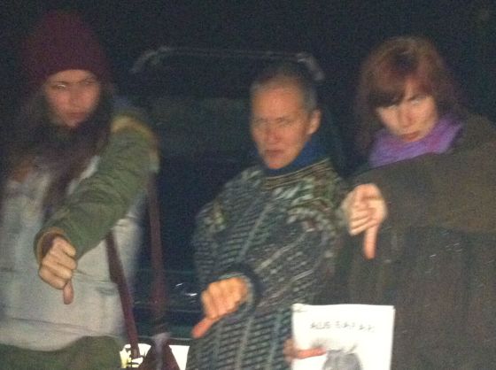 Älgsafari, tummen ner