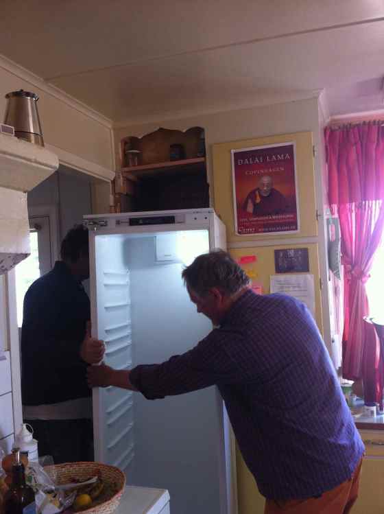 kylskåp in!