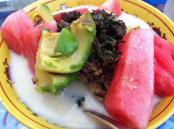 sojamjölk till frukosten