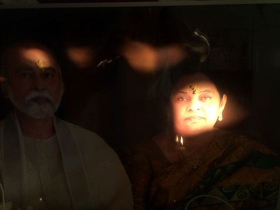 morgon med Amma&Bhagavan