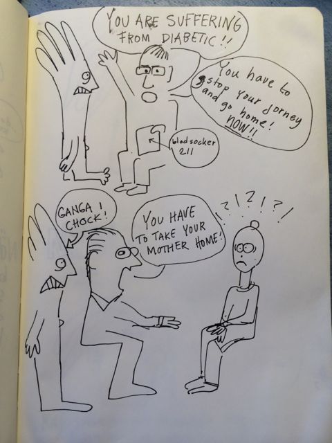 Ganga sjuk i Thiru 1