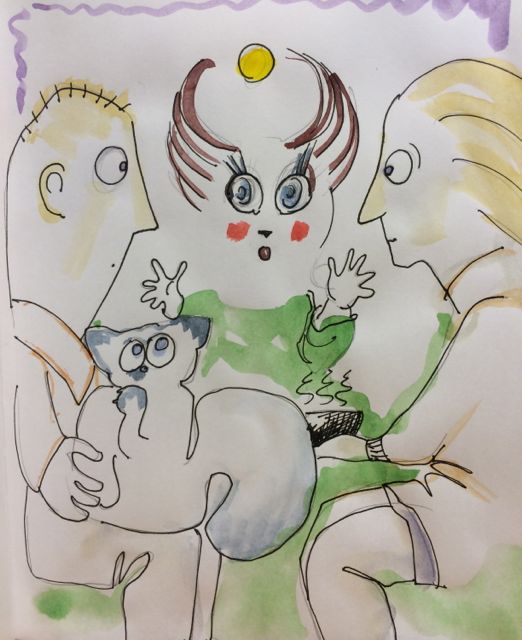 morgonte med Omma. ill. Ganga 