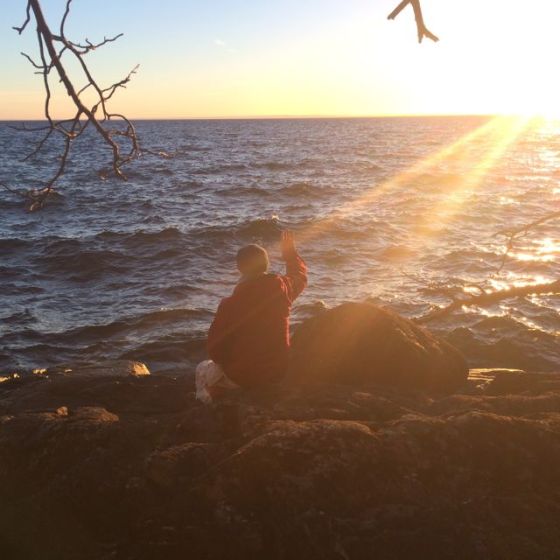 sol vid Vättern