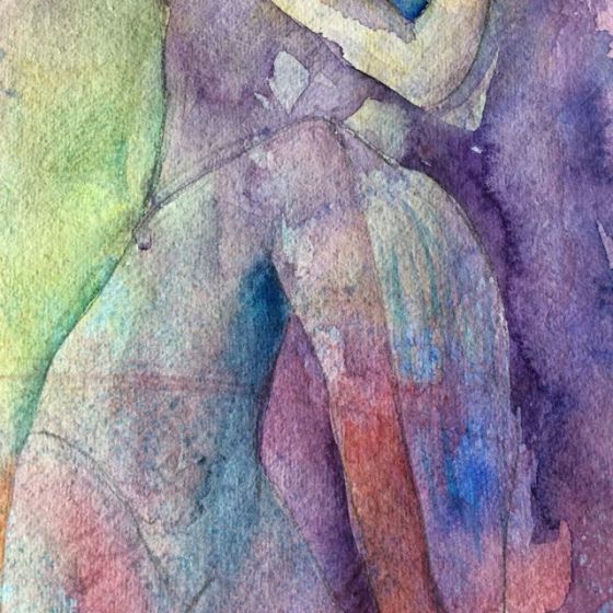 Akvarell 2, detalj by Ganga