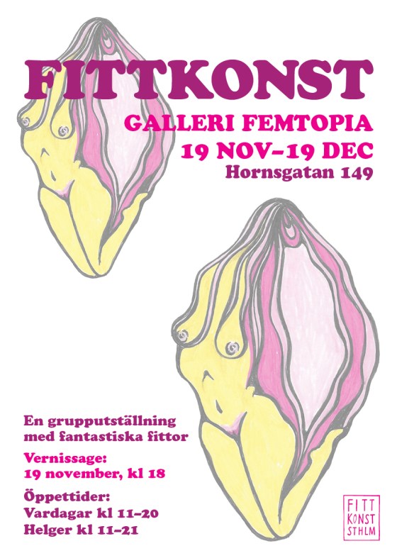 Fittkonst, Stockholm. Affisch 2014