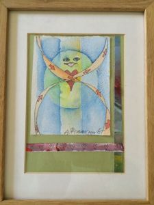 Akvarell, Önskninng, av Ganga