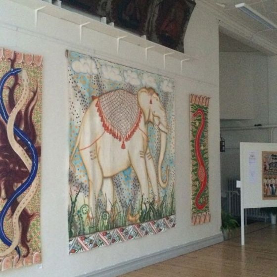 Nedsläckt utställning