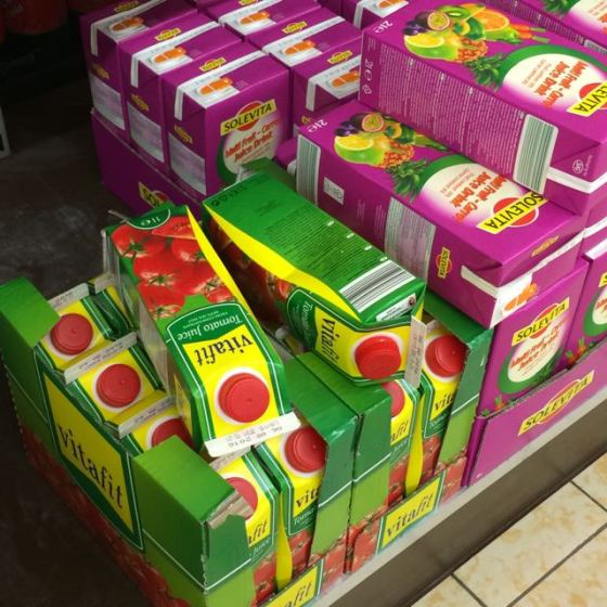 tomatjuice på Lidl