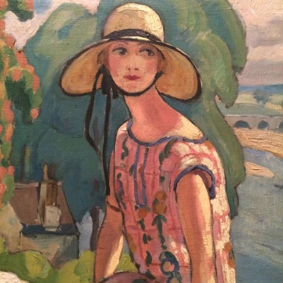 Gerda Wegener ( målat av Einar Wegener)