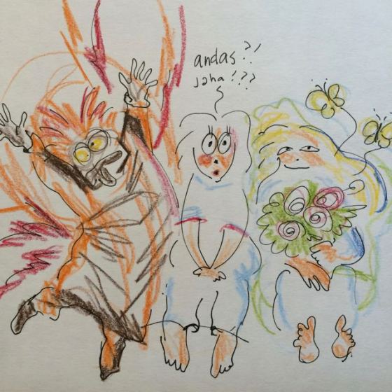 andningen skapar personligheter