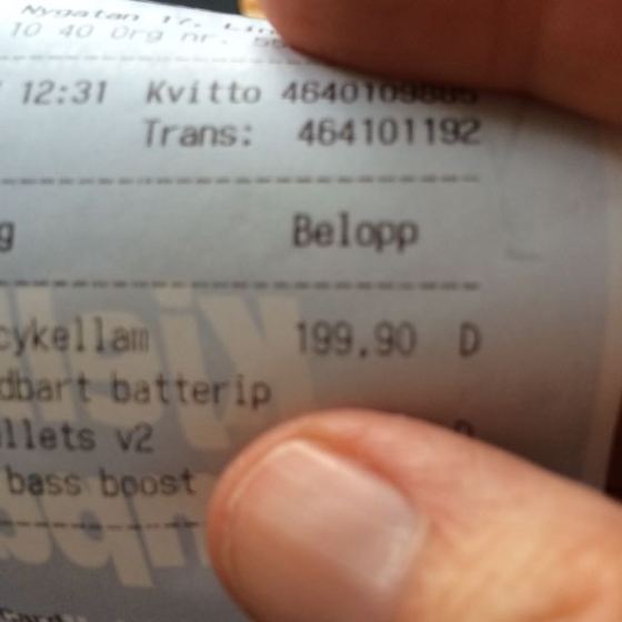 priset på ficklampan