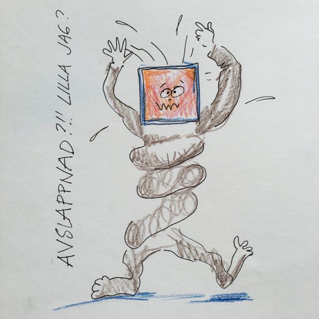 avspänd/ uppskruvad