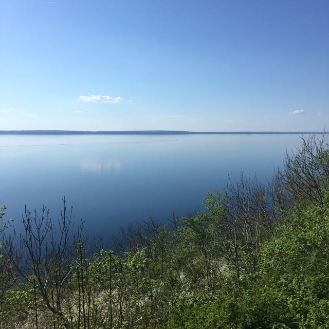 vättern med båtstreck