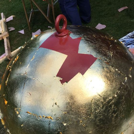 guldklot, nästan klart