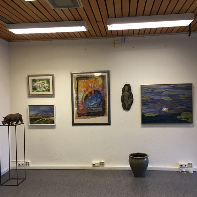 vägg, galleriet, Ganga-bild