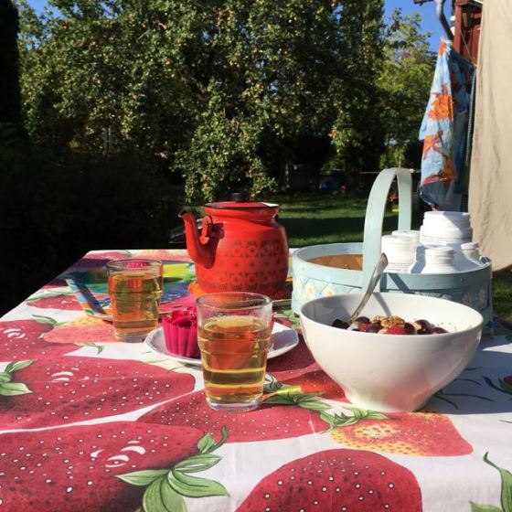 frukost ute