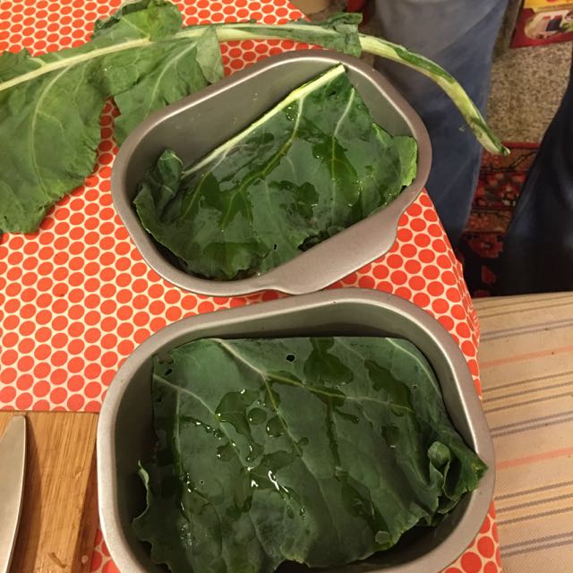 kålblad i stället för folie