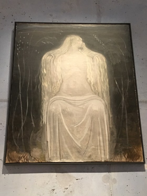 Sittande kvinna, av Bauer