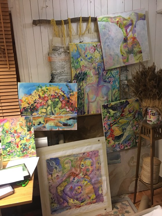 Ateljé , Gangas konst