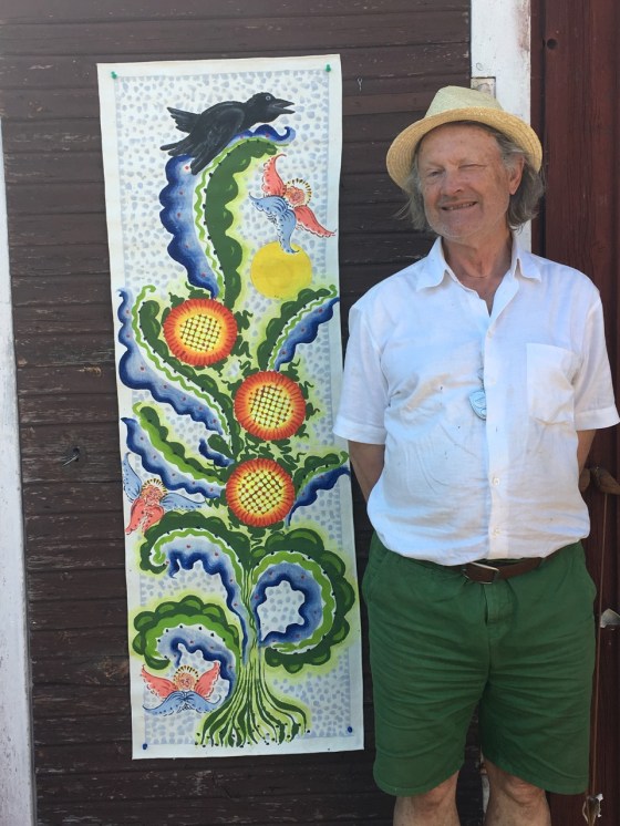 Crawpainting. Kråka målnng och Rurik