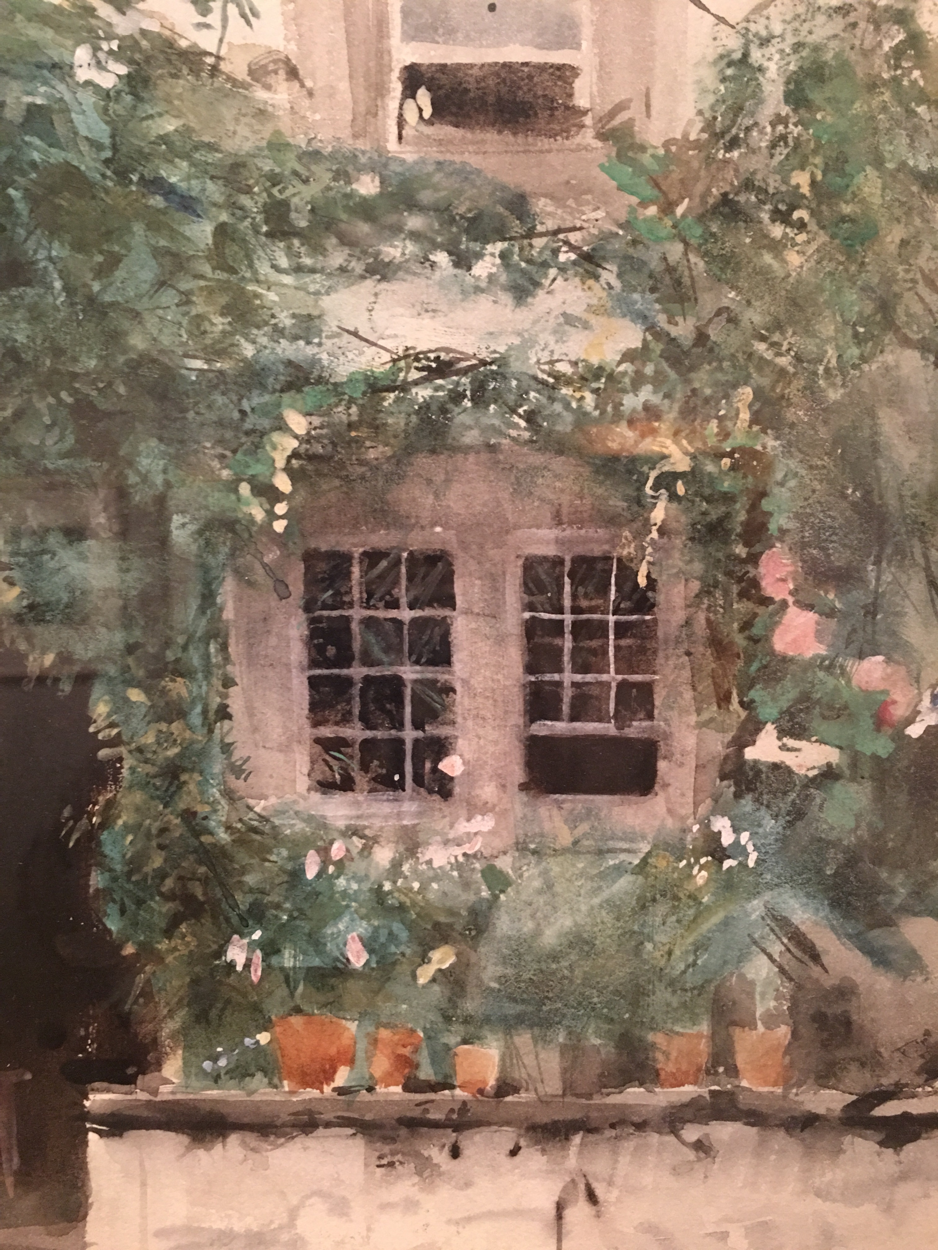 Zorn, akvarell, grönska