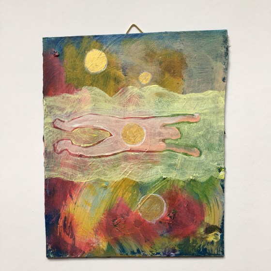 Ljusbärare av Ganga, acrylic