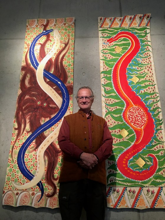 Maya and snakes, Red snake and Rurik in front