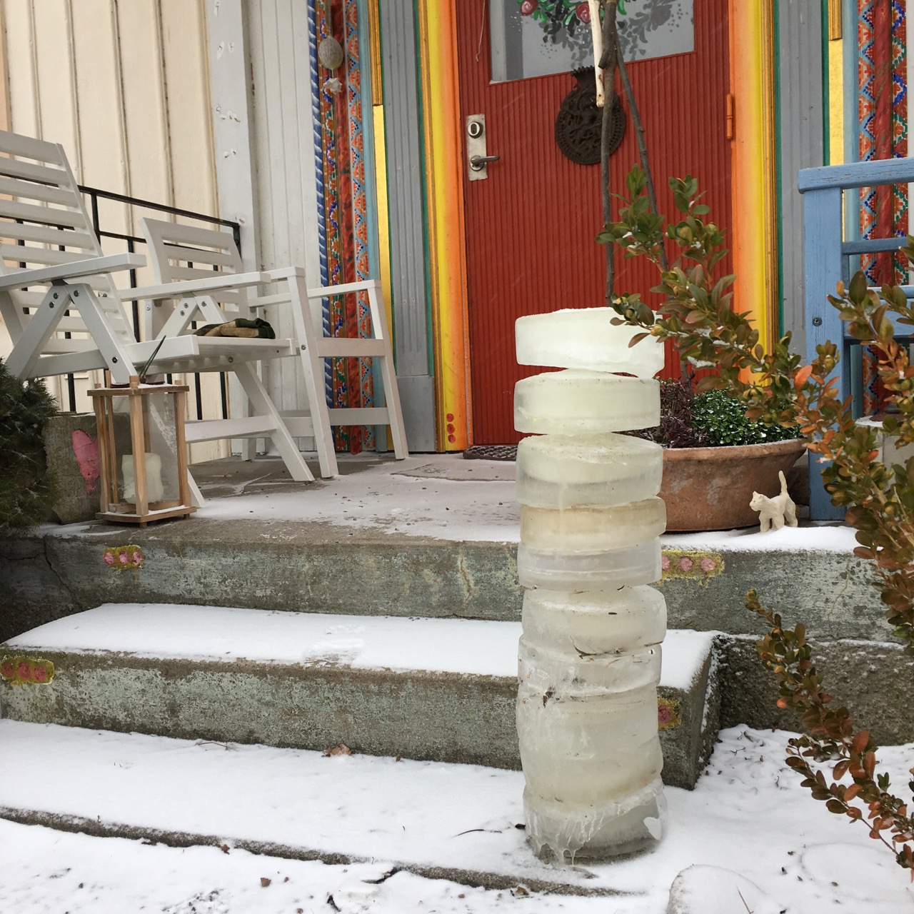 snö och en ispelare