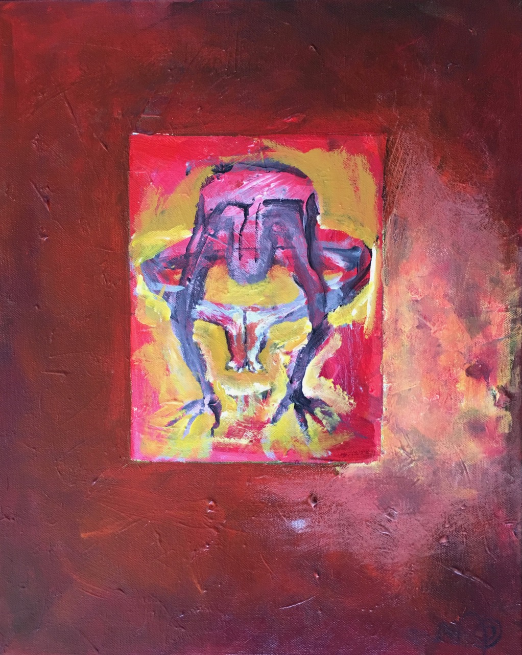 "Yoga" paining by Ganga