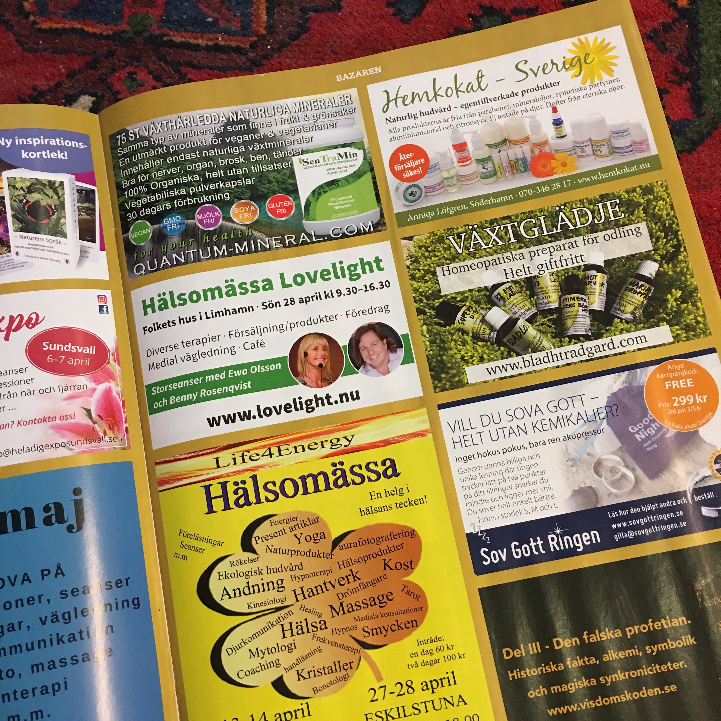 Annons, BLADHträdgård