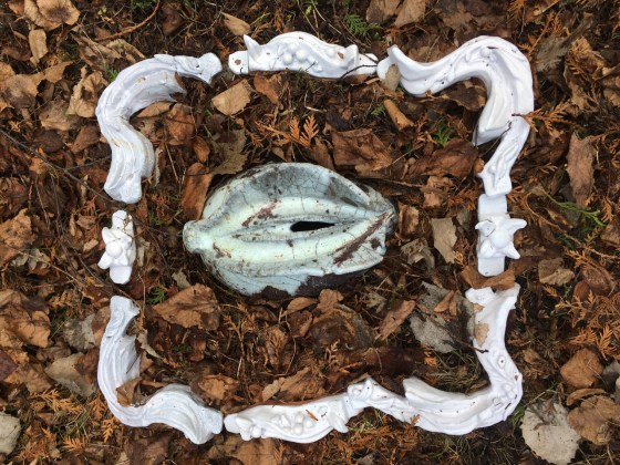 Raku-Vagina för altare by Ganga