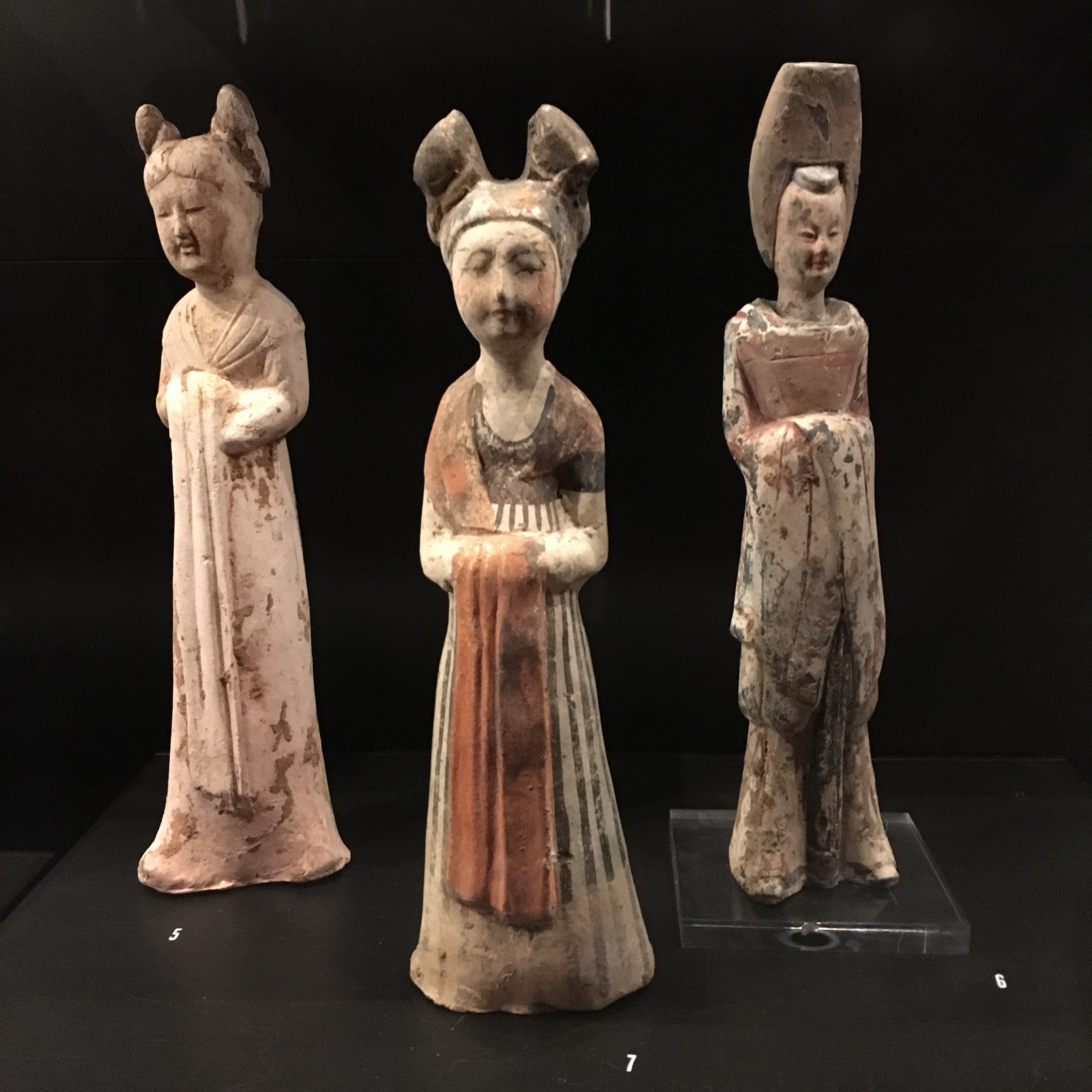 Figurer, japanska, keramik