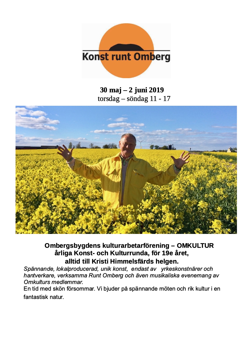 Konst runt Omberg, 2019
