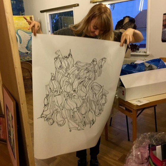 Fågelmönster, Rita