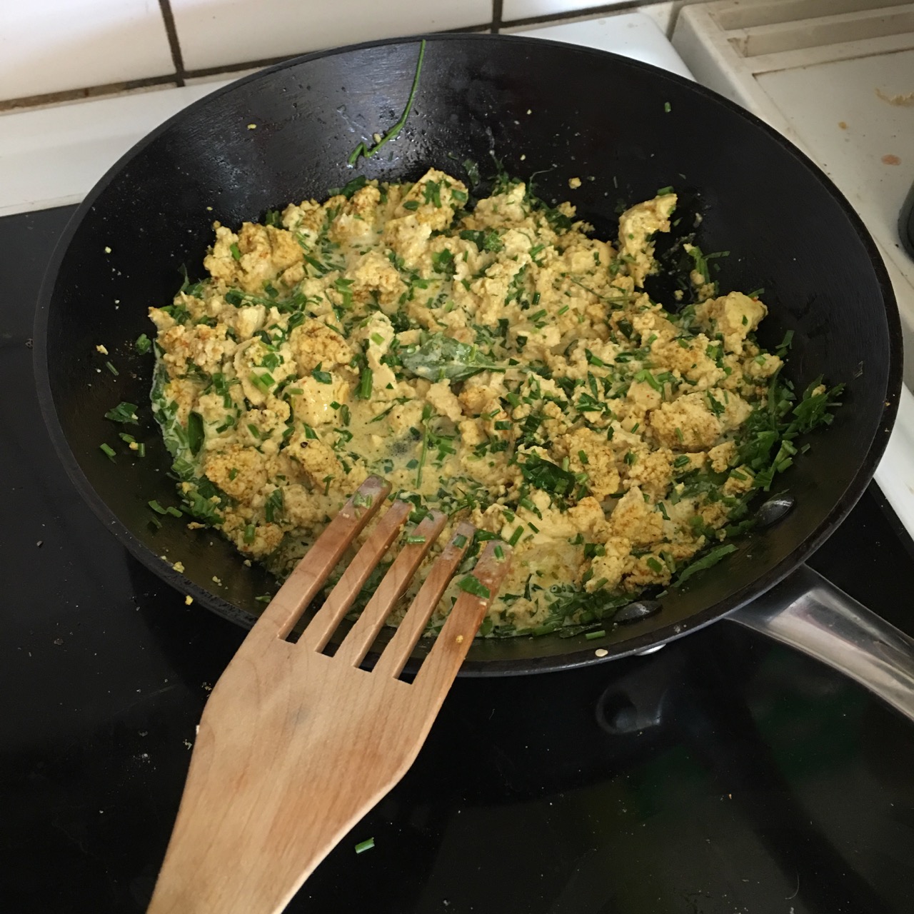 scrambled tofu