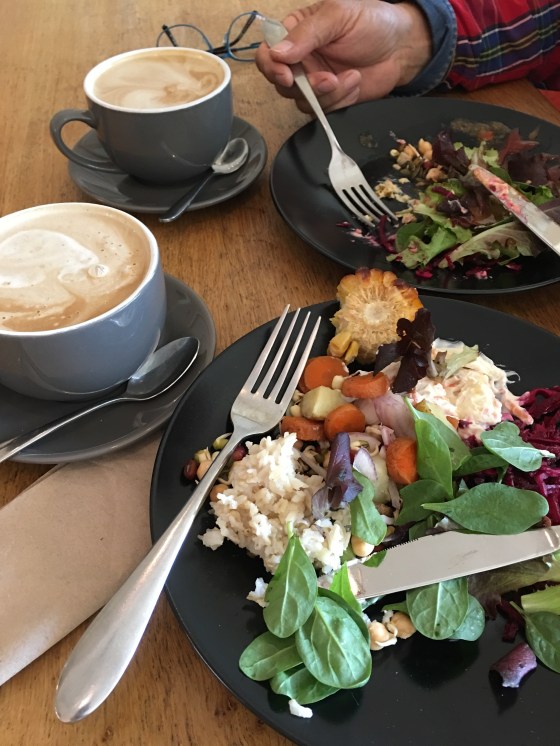 Hampa-latte och lunch