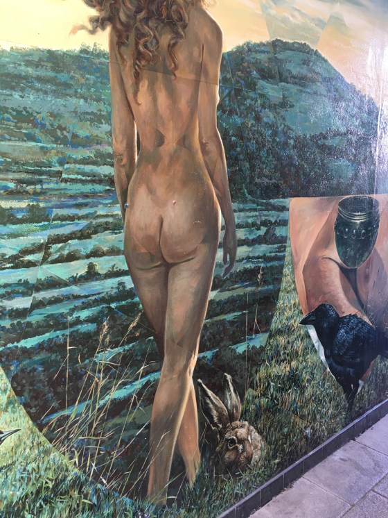 Väggmålning, natur