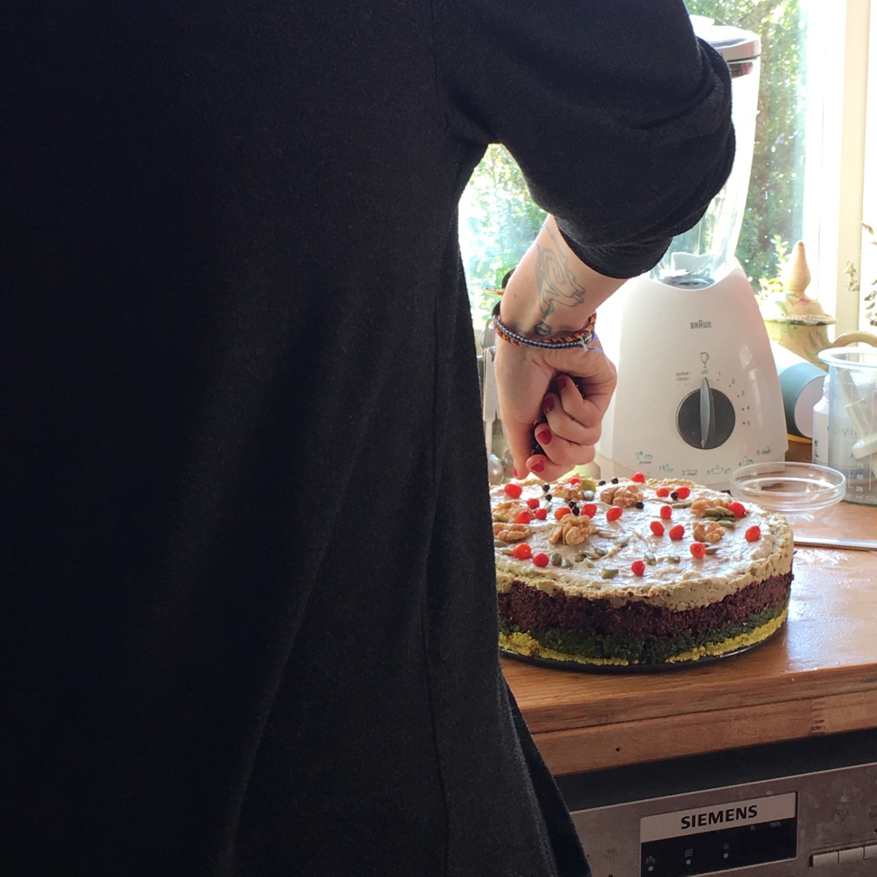 topping på smörgåstårta