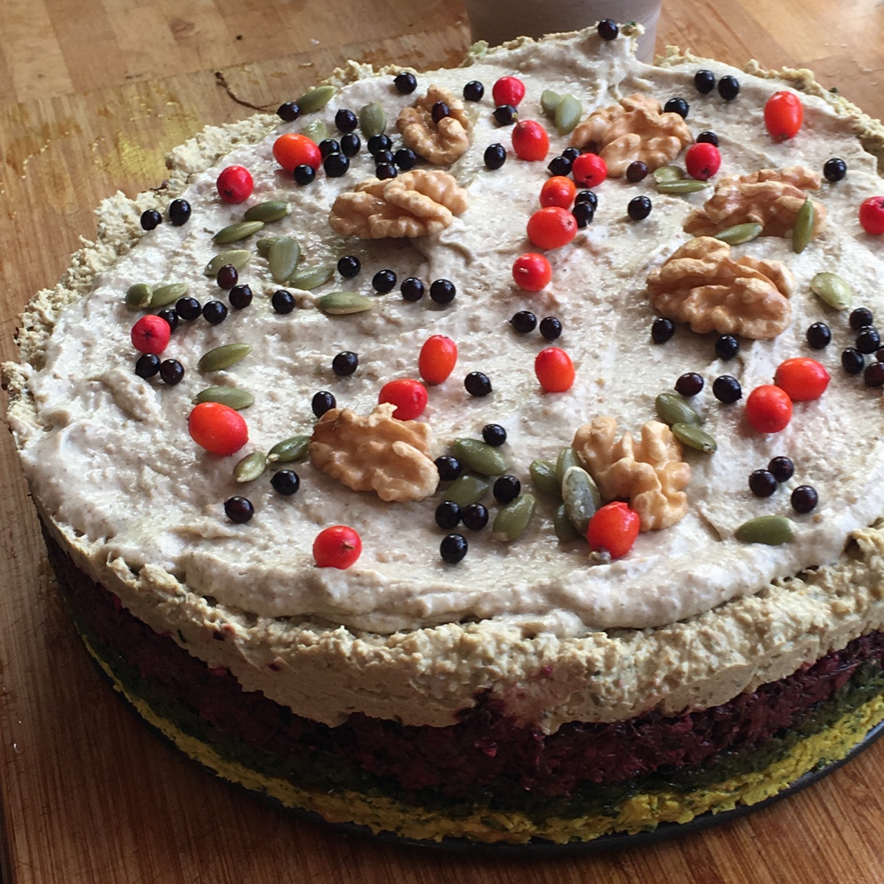 raw "smörgåstårta"