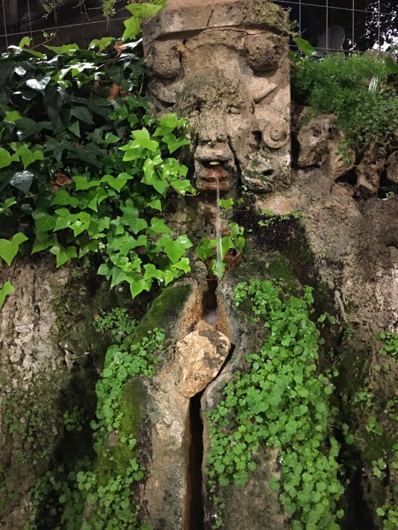 Vatten, skulptur, Palma