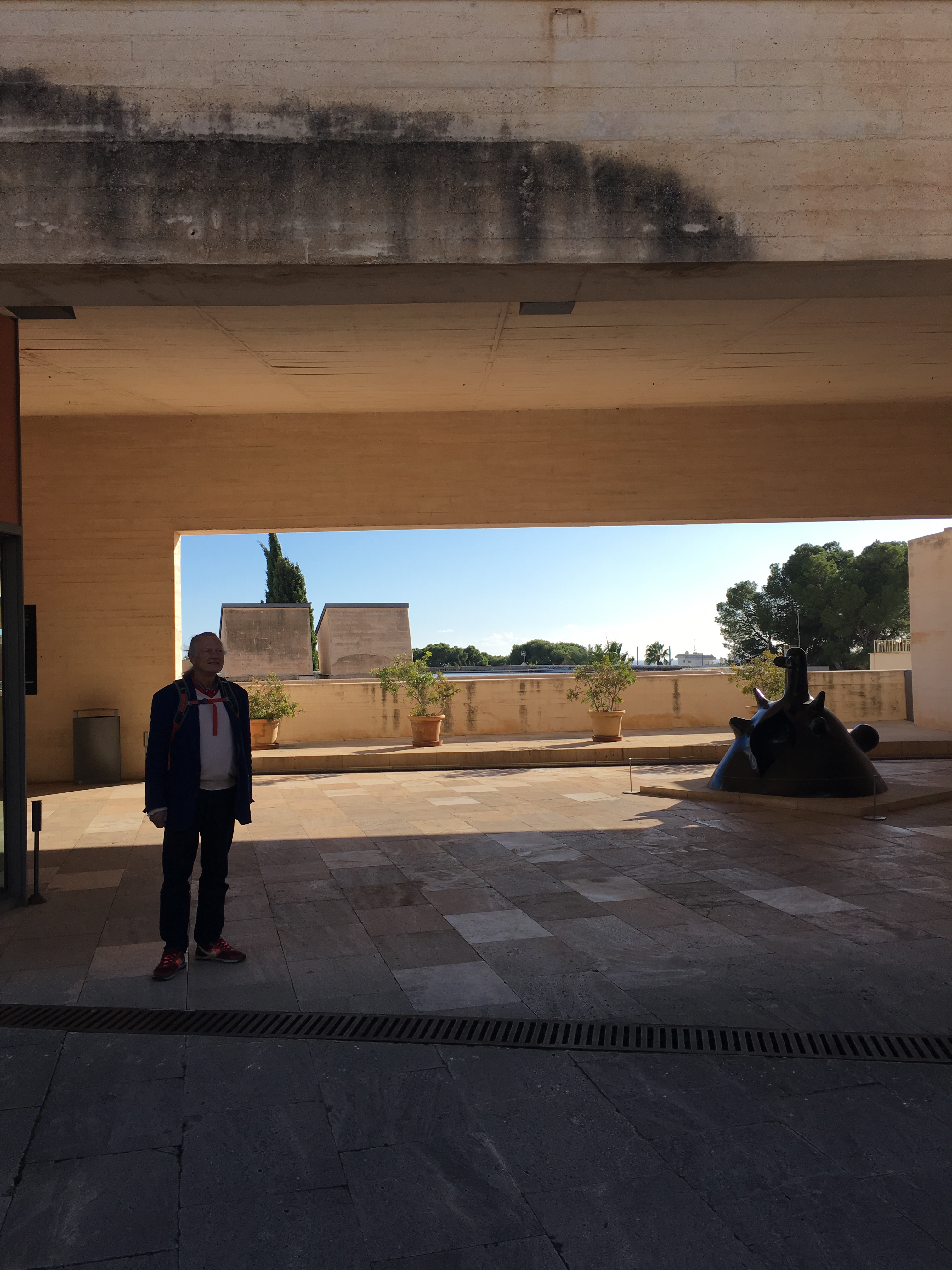 Rurik vid Miro museum, Mallorca