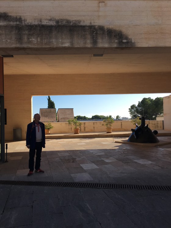 Rurik vid Miro museum, Mallorca