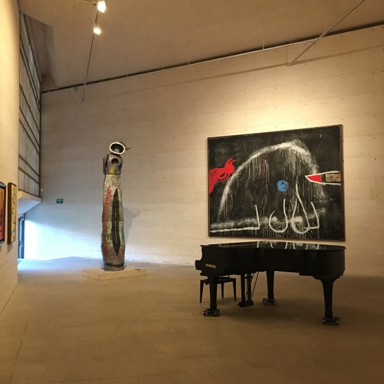 På fundacio Joan Miro
