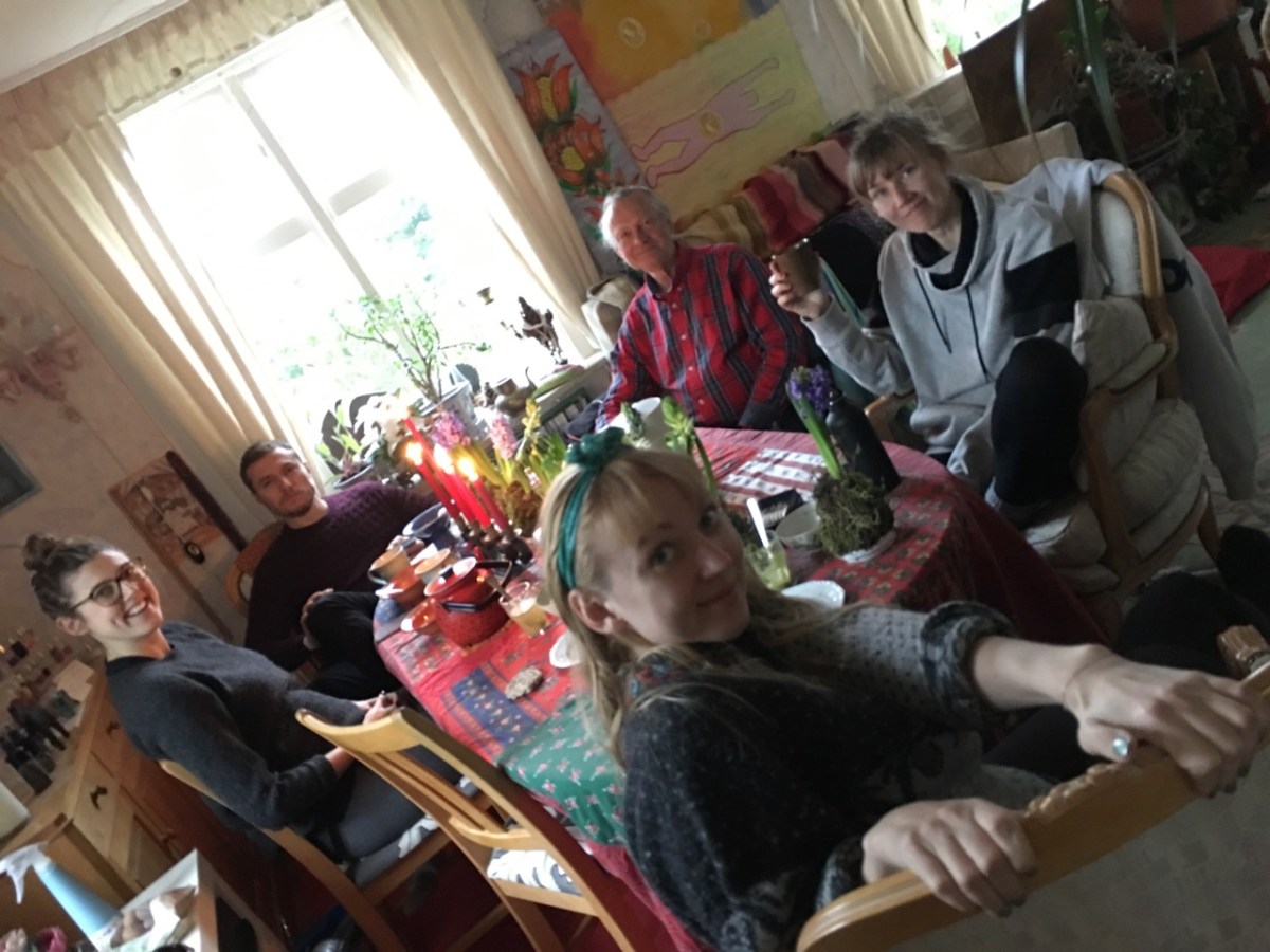 Julbord, hela familjen