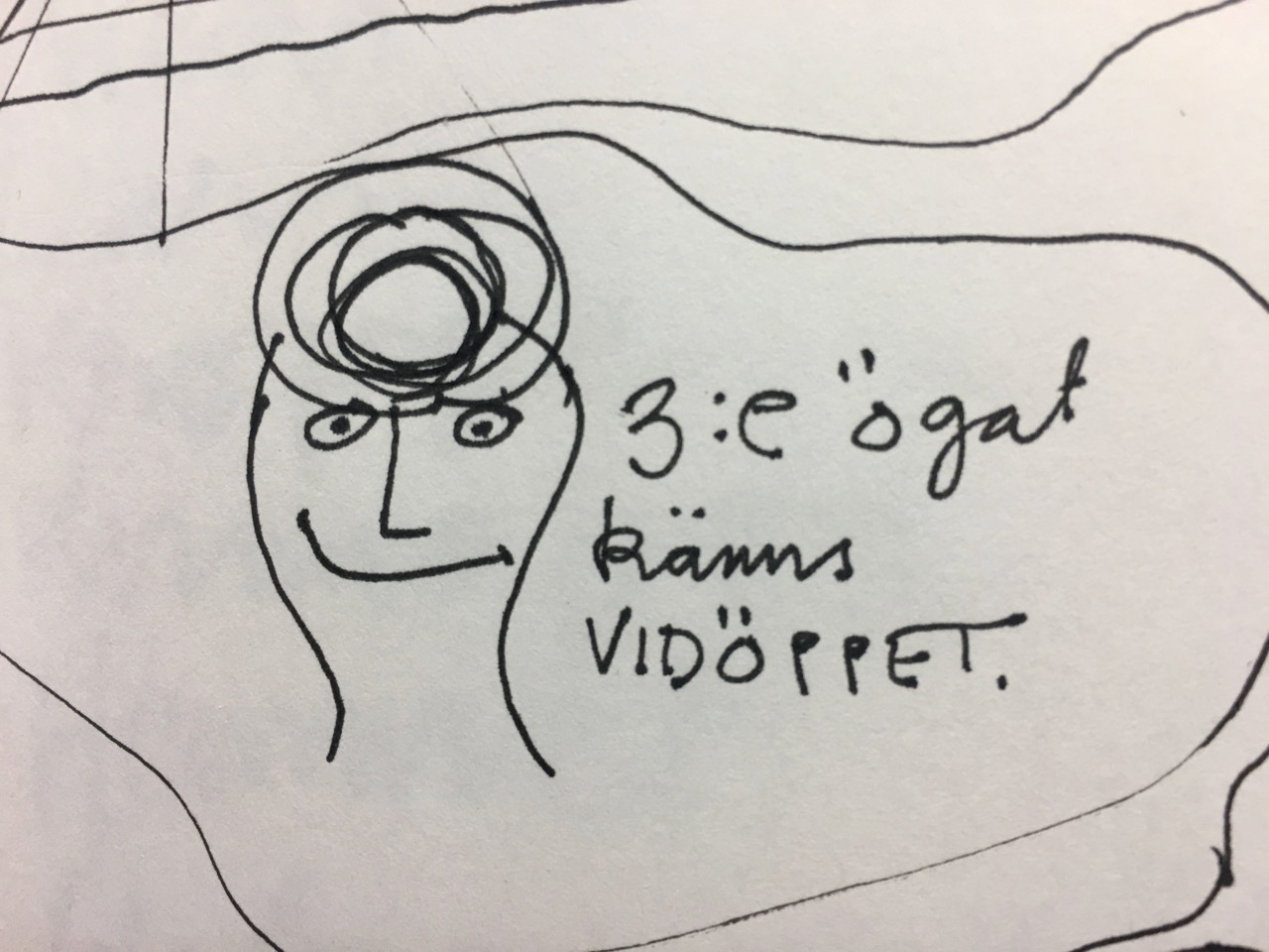 som ett hål, tredje ögat