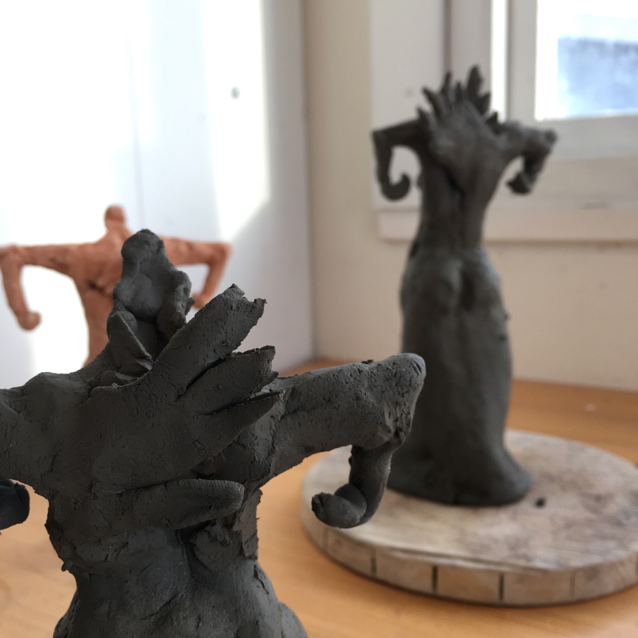 Keramik, Uterus pose, av Ganga