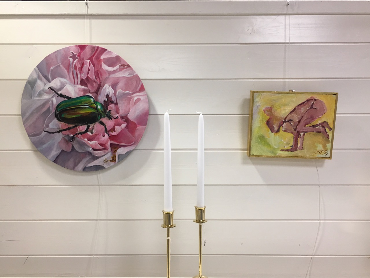 Ila Örtlunds skalbagge och Gangas Yogapose