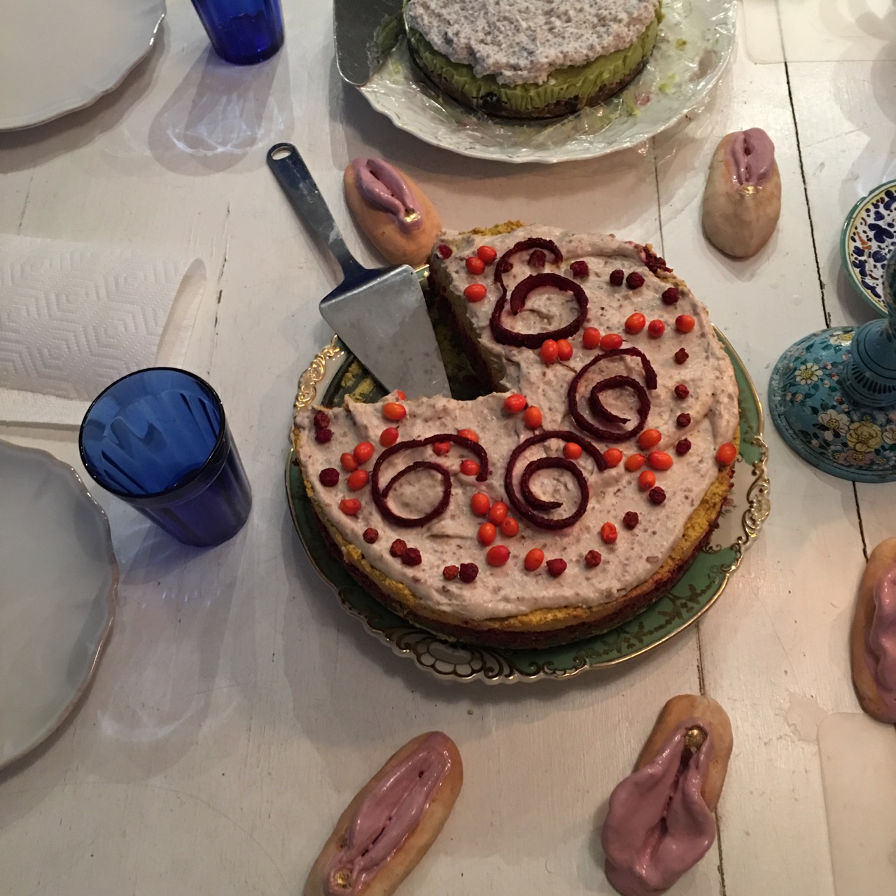 kalasdukning med vaginor