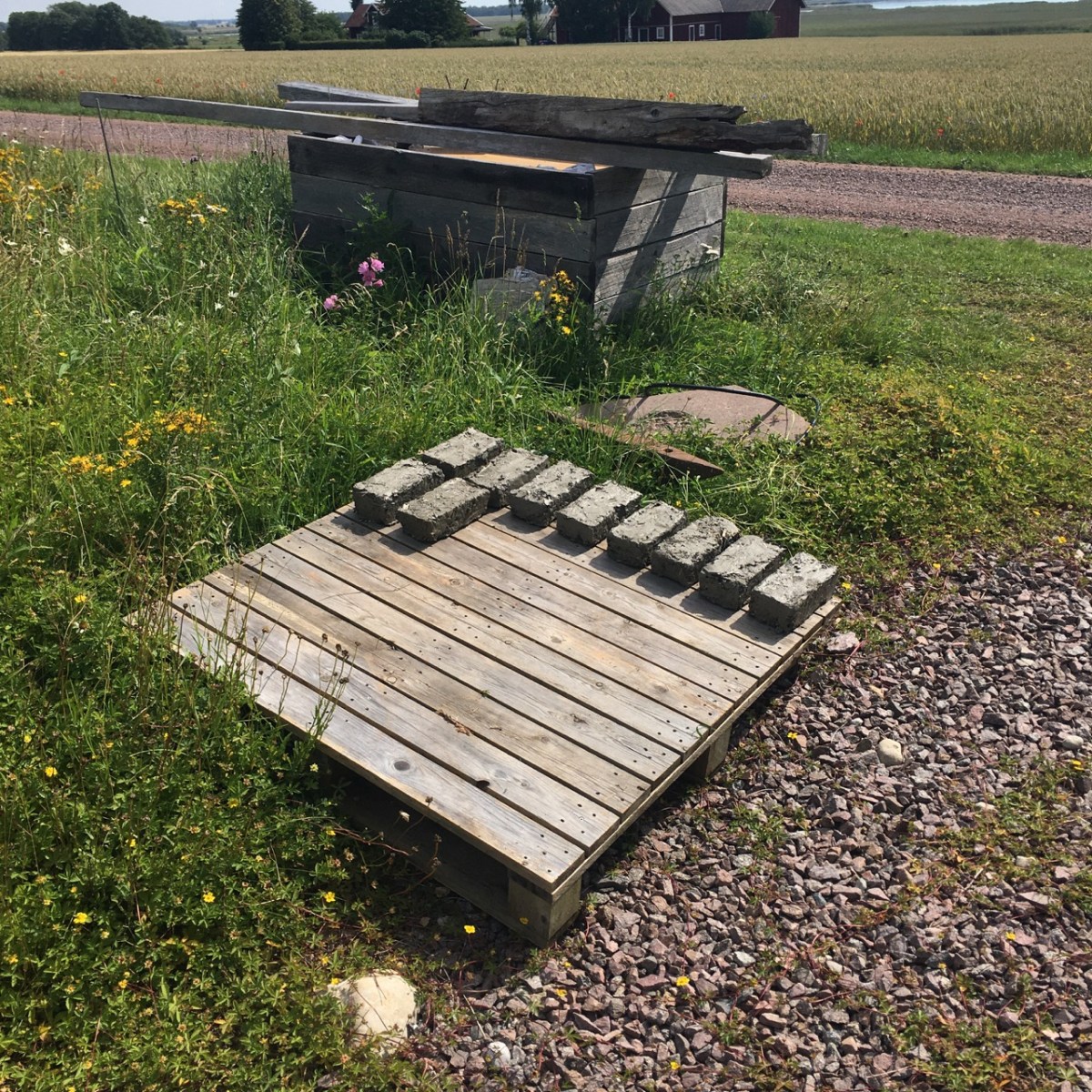 tegel på tork, dag 1